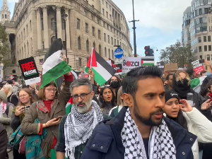 Протести на улицама Лондона, Манчестера и Глазгова у знак подршке Палестинцима