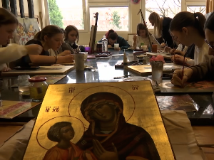 Симболи Немањића на радовима ученика Школе примењених уметности у Шапцу