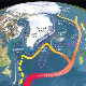 Топљење леда на Северном полу убрзаће колапс Атлантске циркулације, а са њом и Голфске струје
