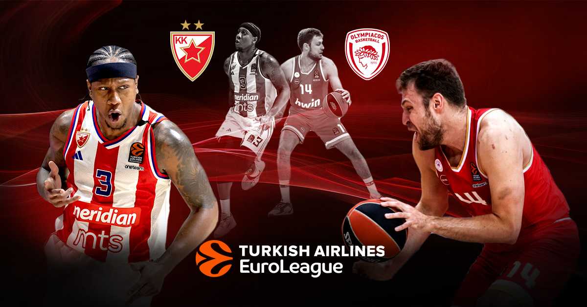 Црвено-бели дерби - Звезда са проблемима у рекету дочекује Олимпијакос