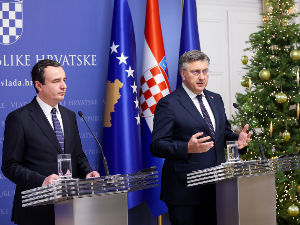 Курти са Пленковићем у Загребу, разговори и о протесту студената