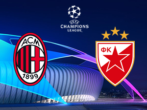 Фудбал - ЛШ: Милан - Црвена звезда