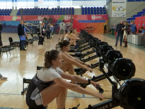 Веслачи Србије,  кандидати за Париз, на провери у Зрењанину