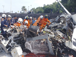 Судар два војна хеликоптера у Малезији, десеторо погинулих