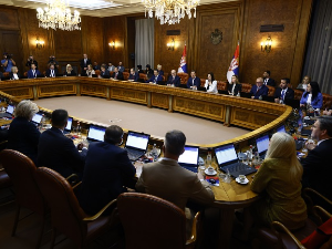 Одржана прва седница нове Владе Србије 