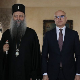 Први званични сусрет премијера Вучевића  са патријархом Порфиријем