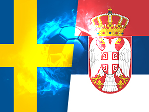 Фудбал: Шведска - Србија