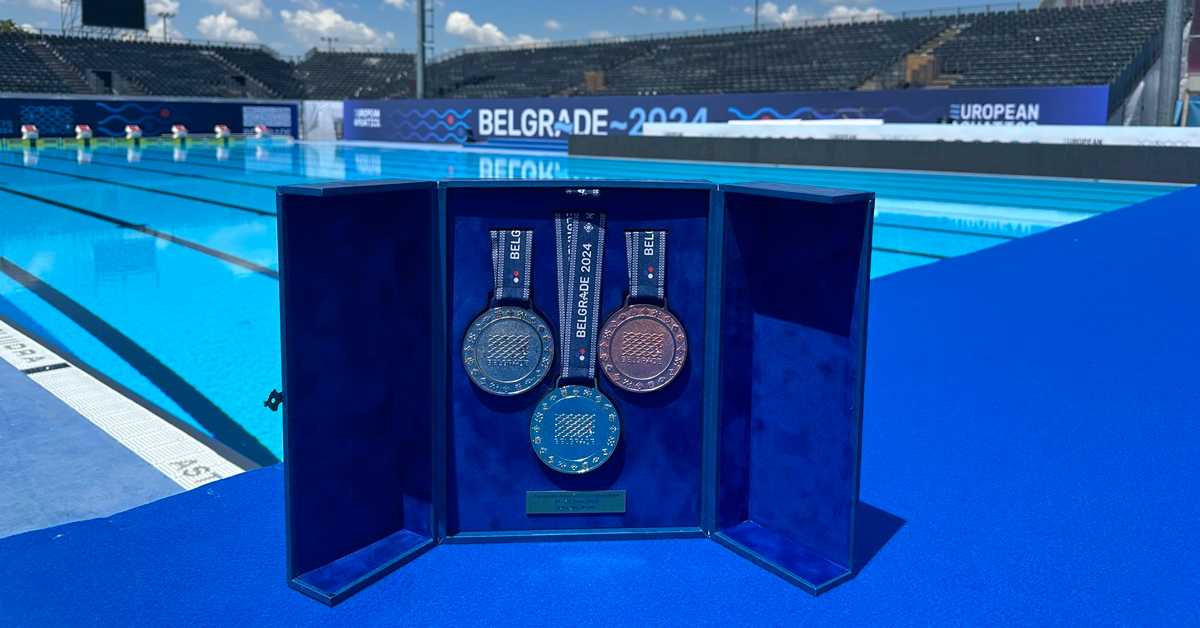 Традиционални српски мотиви на медаљама за Европско првенство у воденим спортовима