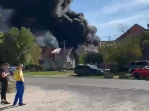 Пожар у хали на Новосељанском путу у Панчеву