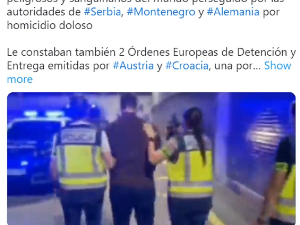 Шпанска полиција објавила снимак хапшења Николе Вушовића у Барселони
