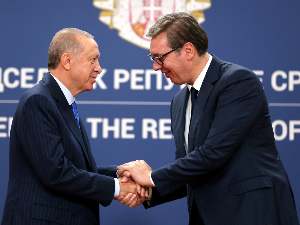 Ердоган стиже у дводневну посету Србији