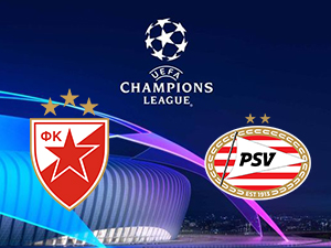 Фудбал - ЛШ: Црвена звезда - ПСВ