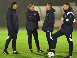 "Орлови" први пут тренирали под вођством Вељка Пауновића