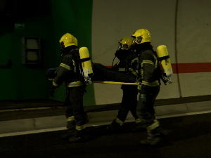 Вежба спасавања у ванредним ситуацијама у тунелу Предејане