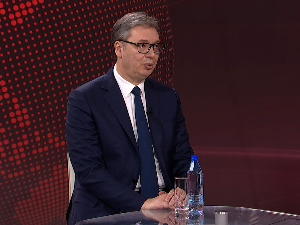 Вучић за РТС: Наредна седмица кључна за проналажење решења за НИС, очекујем да у понедељак или уторак затражимо изузеће од америчких санкција