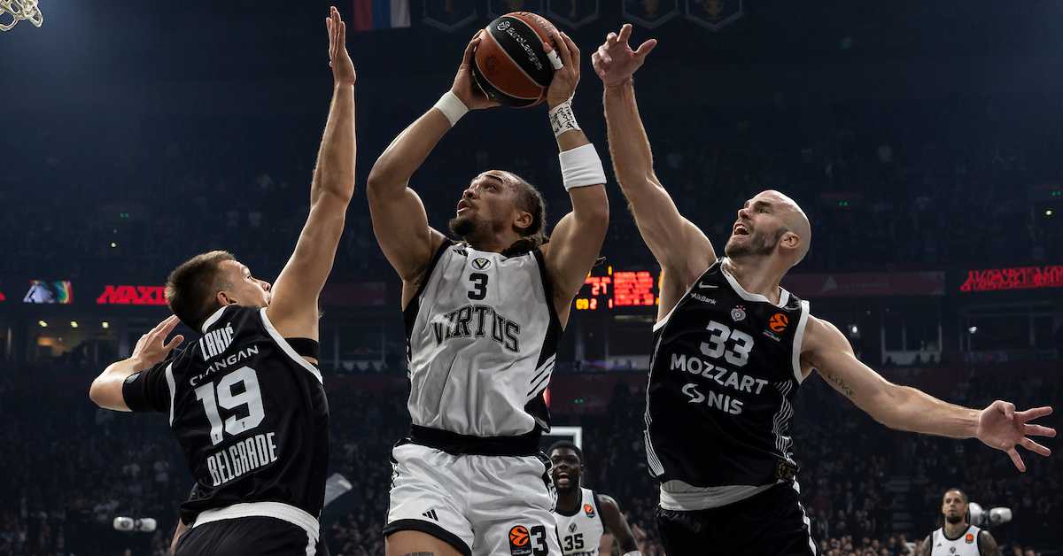 Старе бољке донеле Партизану заостатак после првог полувремена, води мање лошији тим