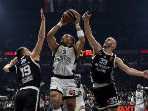 Духови прошлости прогоне Партизан и не дају му мира - Виртус трећу пут узастопно славио у "Арени"