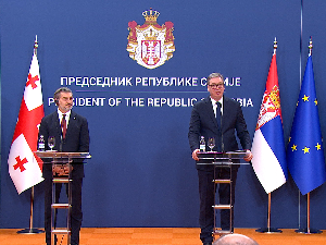 Вучић: Ускоро отварамо амбасаду у Тбилисију; Кавелашвили: Надам се да ће односи Грузије и Србије бити још ближи