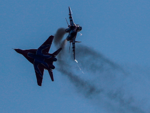 ГУР објавио снимак – "Духови" погодили руски "миг 29" на Криму; Дип стејт: Руси напредују у Вовчанску