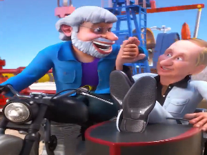 Путин и Моди у главним, Трамп у споредној улози – шта поручује нови индијски цртаћ