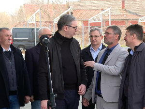 Вучић у Јабланичком округу: Три или четири кандидата за мандатара, разговори следеће недеље