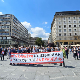 Блокада 30 раскрсница у Новом Саду, протестна шетња до полицијске станице у Мајке Јевросиме у Београду (РТС / Светлана Вукмировић) Блокада 30 раскрсница у Новом Саду, протестна шетња до полицијске станице у Мајке Јевросиме у Београду