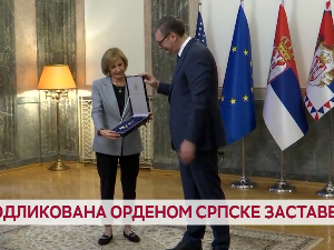 Одликована Орденом српске заставе