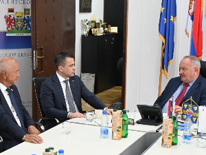 Министар Милићевић у радној посети Лесковцу 