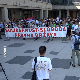 Протест испред Палате правде, подршка ухапшеном студенту - завршена блокада раскрснице испред Владе Србије