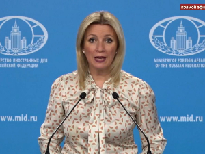 Захарова: Верујемо да је Србија упозната са опасношћу да испоруке оружја дођу у руке кијевског режима