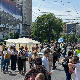 Други дан протеста "Факултети на раскрсници" испред Владе Србије