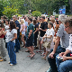 Протестне шетње у Београду, блокада раскрснице испред Правног факултета