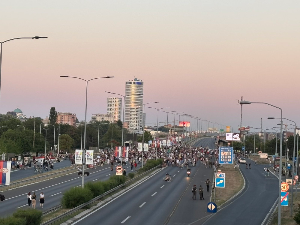 Протест у Београду и више градова, завршена трочасовна блокада Газеле