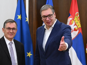 Вучић са Брисом Рокфејем о заједничким интересима Србије, Француске и региона  