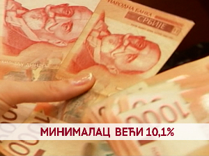 Минималац већи 10,1%