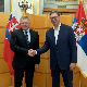 Вучић се састао са Фицом у Пекингу