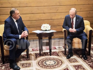 Путин честитао Дан српског јединства; Додик: Желимо да Русија напредује