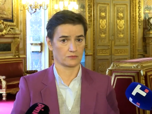 Ана Брнабић на Париском мировном форуму: Француска снажно подржава европски пут Србије