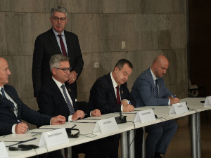 Дачић: Потписан Заједнички акциони план за борбу против тероризма на Западном Балкану (Танјуг / ОМК МУП РЕПУБЛИКЕ СРБИЈЕ) Дачић: Потписан Заједнички акциони план за борбу против тероризма на Западном Балкану