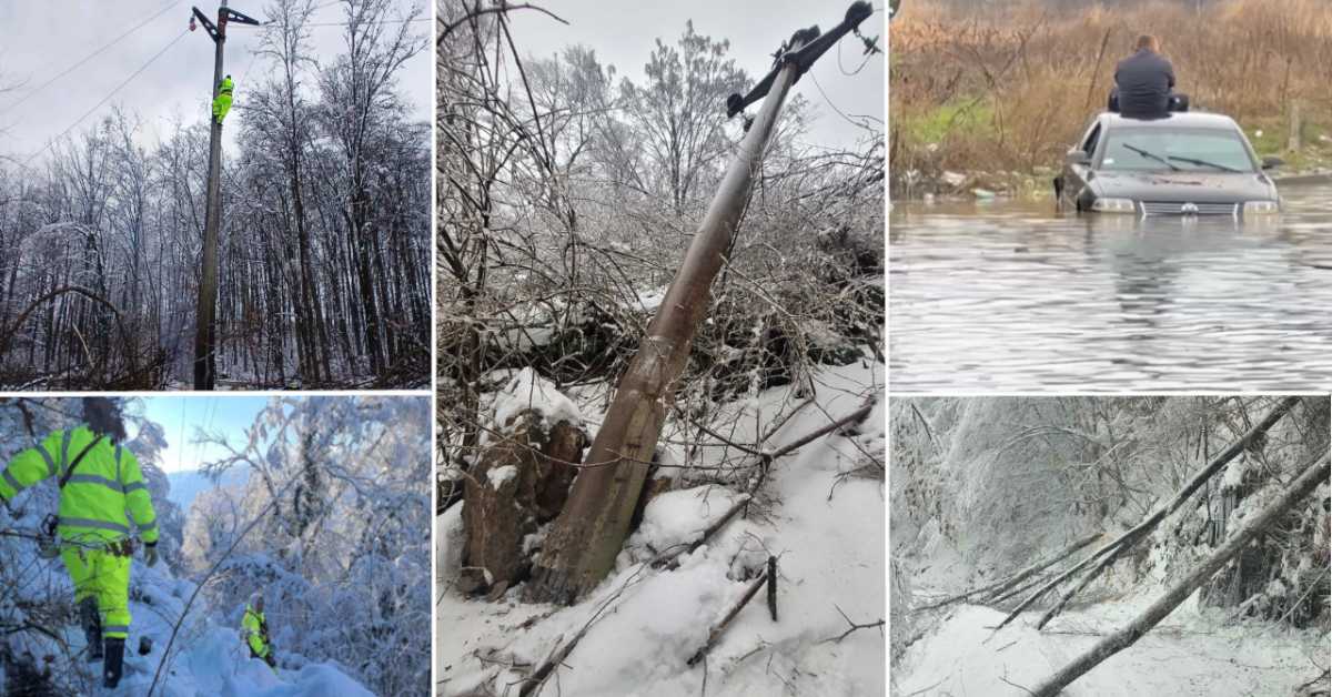 Србија под снегом –  Месаровић: Без струје више од 22.000 потрошача; Ситуација у Лозници се стабилизује