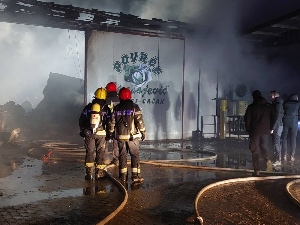 Локализован пожар у халама за производњу киселог купуса код Чачка