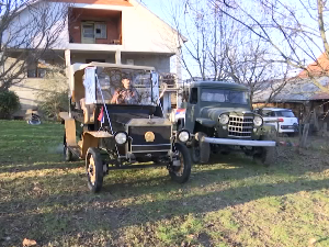 Радослав Матић направио реплику првог аутомобила који је 1903. године стигао у Србију
