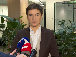 Брнабићева: Европарламентарци тек после првог састанка посетили изложбу о Јасеновцу 