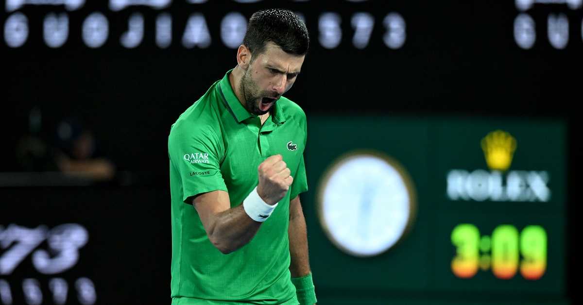 Ипак је још увек он тај кога ће морати да јуре - Ђоковић после пет сетова победио Синера у полуфиналу Аустралијан опена