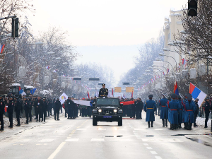 Дан Републике Српске - свечани дефиле у Бањалуци, литургију служиo патријарх Порфирије