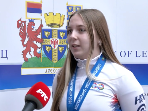 Како је Лесковац дочекао Лену Ристић - европску првакињу у стрељаштву?