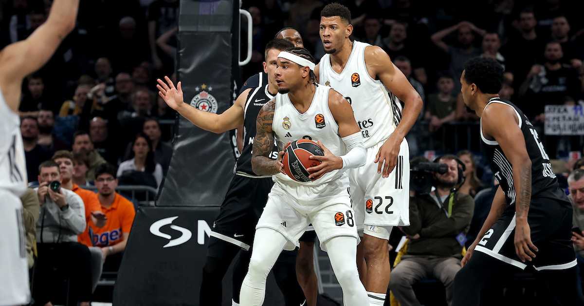 Реалова одбрана на коју Партизан нема решења, воде Мадриђани константно