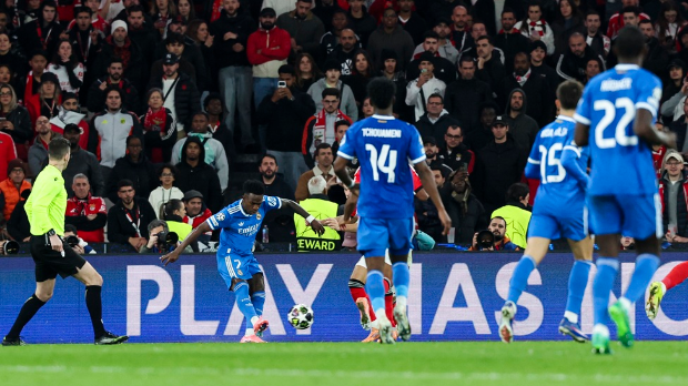 Винисијус срушио Бенфику, прекид и црвени картон Мурињу обележили меч у Лисабону