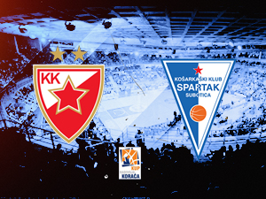 Звезда против Спартака за 10. финале Купа Кораћа у низу