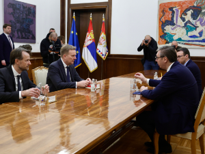 Вучић са Соренсеном: Одлуке Приштине дубоко дискриминаторне